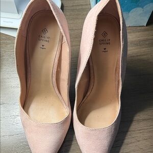 Call It Spring Blush Pink Heels